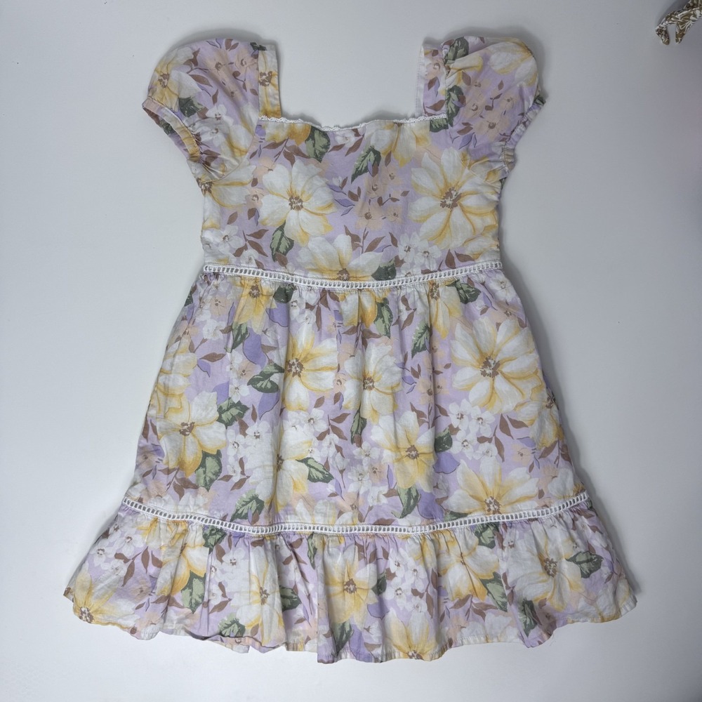 Janie and Jack -The Floral Isle Dress - Size 5 - 100% Cotton